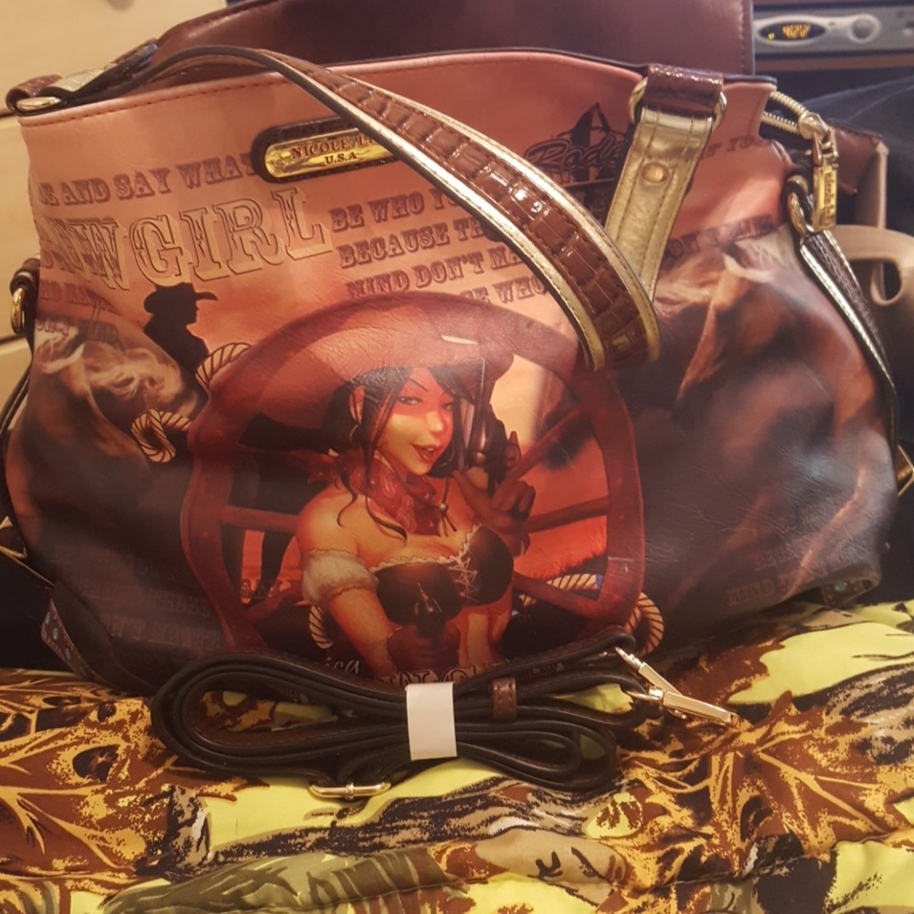 Nicole lee large hobo purse